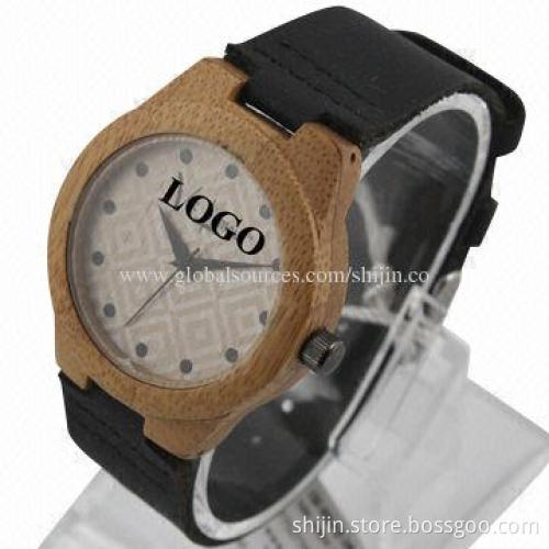 High-end Bamboo Wooden Watch, Handcrafted from Sustainable Bamboo and Wood